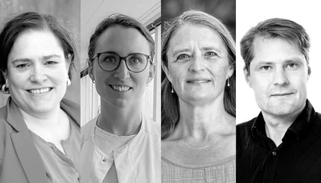 Ida Maria Ingeholm Klinkby, forperson for ­Foreningen af Yngre Psykiatere, Linda Hardisty Bramsen, formand for Børne- og Ungdomspsykiatrisk Selskab, Gitte Ahle, formand, Dansk Psykiatrisk Selskab & Jakob Kjellberg, professor og sundhedsøkonom i VIVE