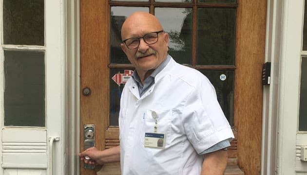 Jørn Dalsgaard Nielsen, overlæge på Videncenter for Antikoagulant Behandling, Hjerteafdelingen, Bispebjerg og Frederiksberg Hospital. Foto: Mie Brandstrup