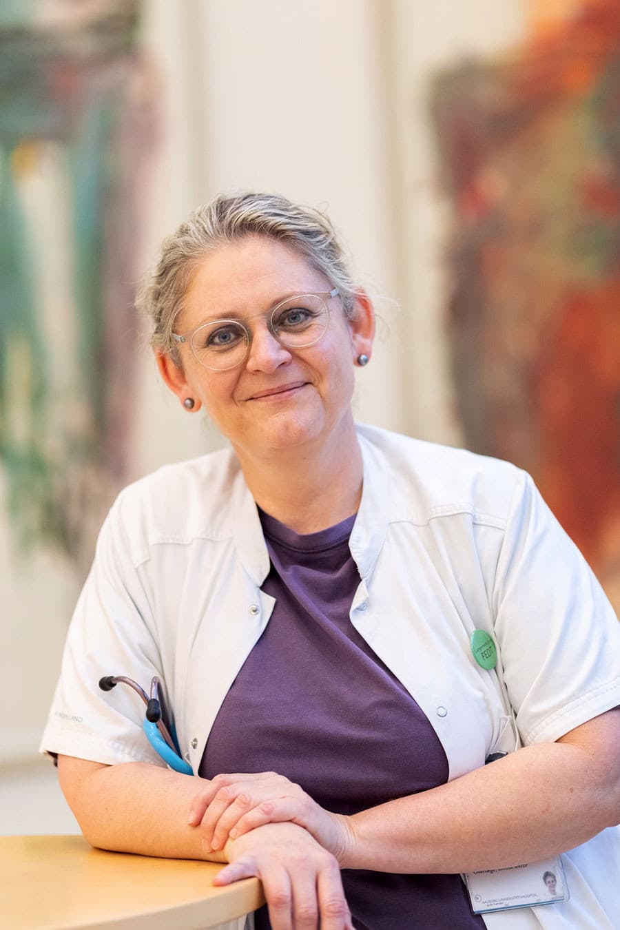 Ulla Møller Weinreich, formand for Dansk Lungemedicinsk Selskab, forskningsansvarlig overlæge, ph.d. og klinisk lektor, Lungemedicinsk Afdeling, Aalborg Universitetshospital.. Foto: Lene Petersen, AaUH