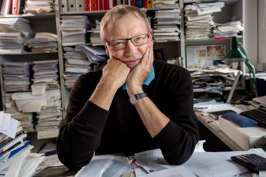 Jens Juul Holst var med til at finde hormonet i 1984-1986 og har arbejdet med at finde ud af, hvordan det kunne bruges til behandling af diabetes.  Foto: Mikael Schlosser/Københavns Universitet. 