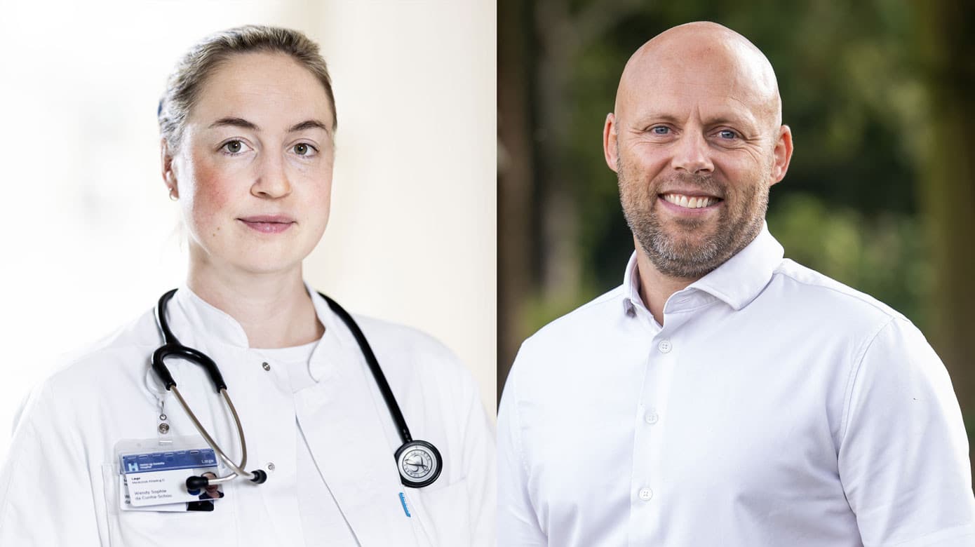Ugeskrift for Læger har spurgt forperson Wendy Sophie Schou og formand Bjarne Hjaltalin, hvilke forventninger de har til den nye struktur. (Foto: Joachim Rode og Maria Tuxen Hedegaard)