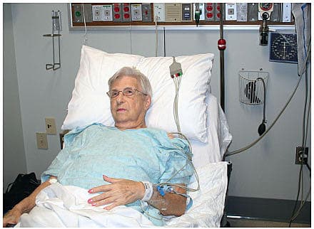 Ældre, indlagte patienter får hyppigt delirium. Foto: Bigstock.