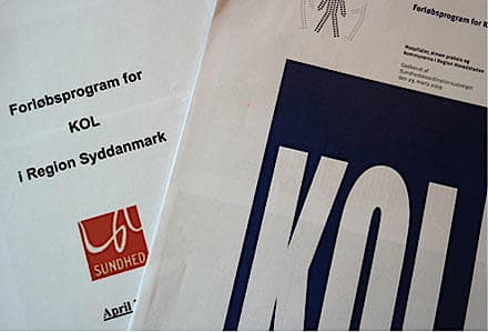 KOL-forløbsprogrammer er søgt implementeret i alle landets regioner.