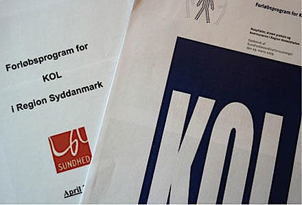 KOL-forløbsprogrammer er søgt implementeret i alle landets regioner.