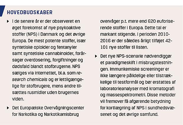 fabrik Modstand det kan Nye psykoaktive stoffer kræver et paradigmeskifte i misbrugstestning i  Danmark | Ugeskriftet.dk