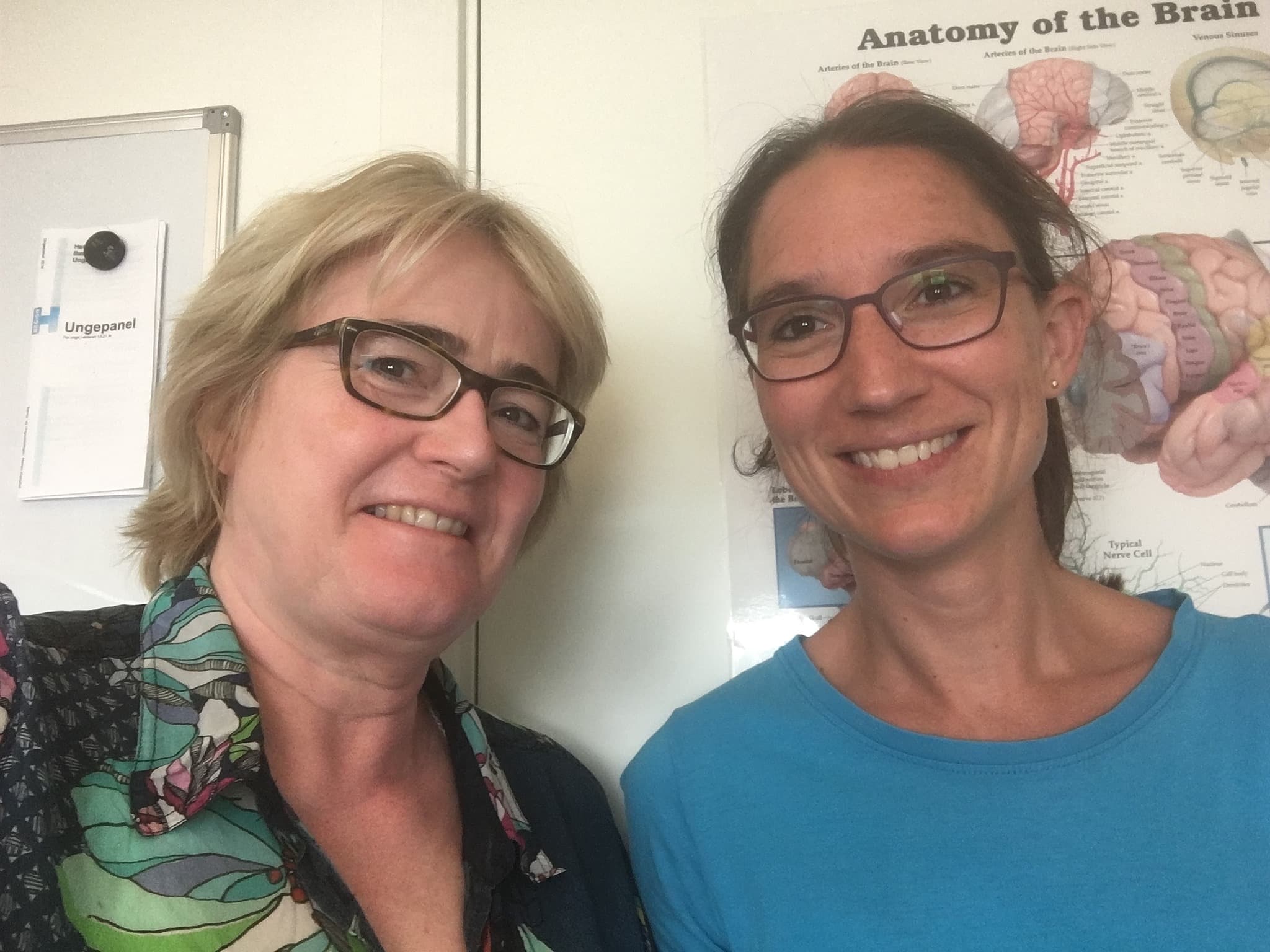 Susanne Munk og Nanett Mol Debes, Hovedpineklinikken, Børne- og Ungeafdelingen, Herlev Hospital