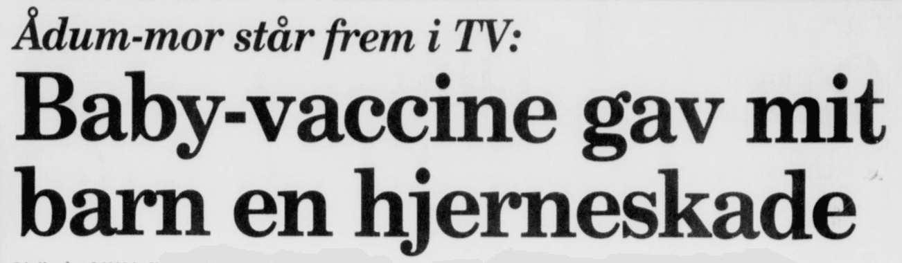 Sagen om den autistiske pige Anne Matthiesen verserede ved domstolene i 13 år, og den trak jævnligt overskrifter i pressen. Her en rubrik fra Ringkjøbing Amts Dagblad den 22. april 1993