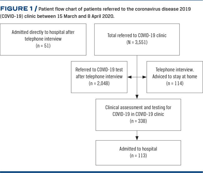 Experience from a COVID-19 first-line referral clinic in Greater ...