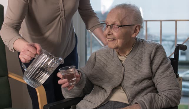 Patients with dehydration are generally elderly people with co-morbidity (Toke Schultze - Founthouse).