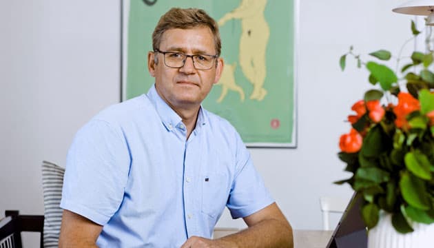 Formand for PLO, Jørgen Skadborg, er glad for, at kommissionen lægger op til en styrkelse af det nære sundhedsvæsen. (Foto: Claus Boesen