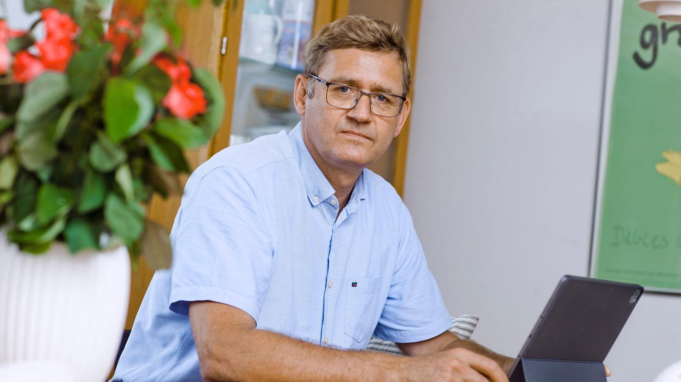 Jørgen Skadborg, formand for PLO. Foto: Claus Boesen. 