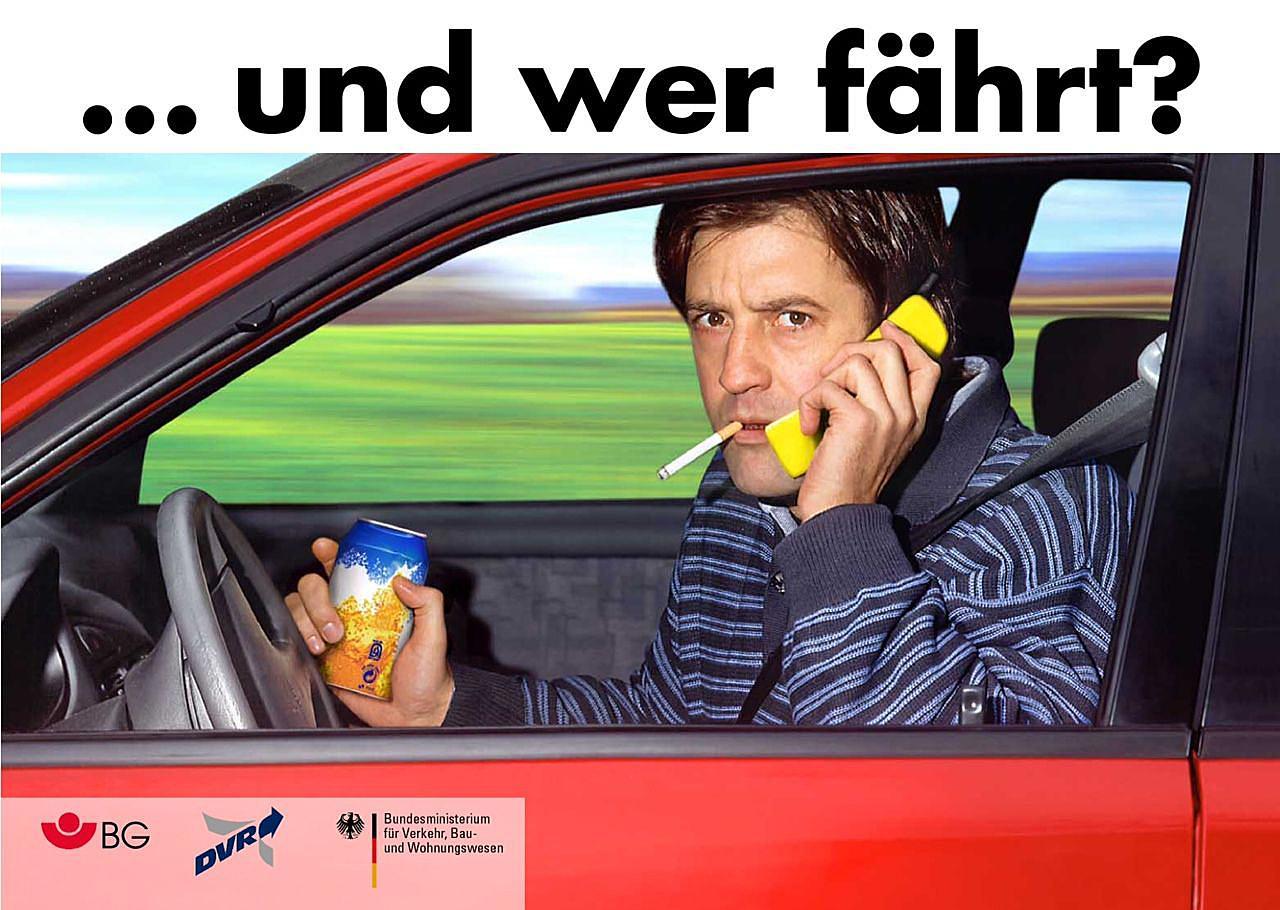 Reklame fra det tyske trafikministerium.