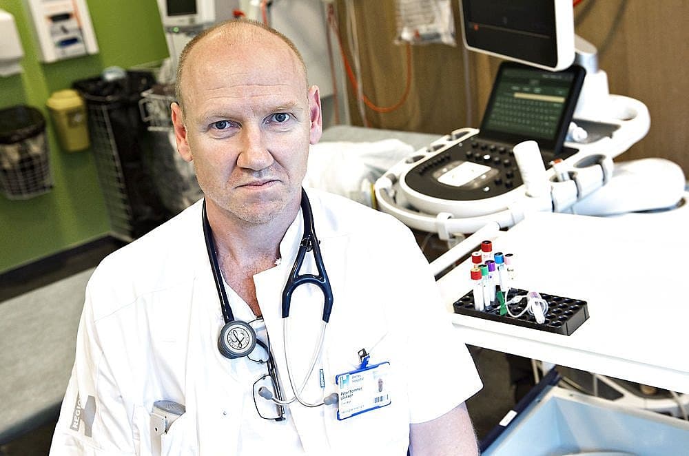Peter Sommer Ulriksen er formand for Overlægerådet på Herlev Hospital. Foto: Jens Nørgaard Larsen