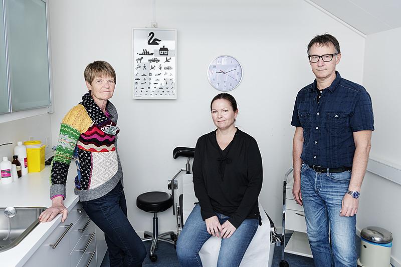 Lægerne i Gørlev er stolte af deres butik, og at det er dem, der har ført deres praksis derhen, hvor den er. Foto: Claus Bech. 