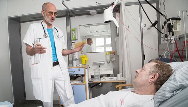 Olav Ditlevsen Larsen, infektionsmediciner. Foto: Heidi Lundsgaard.