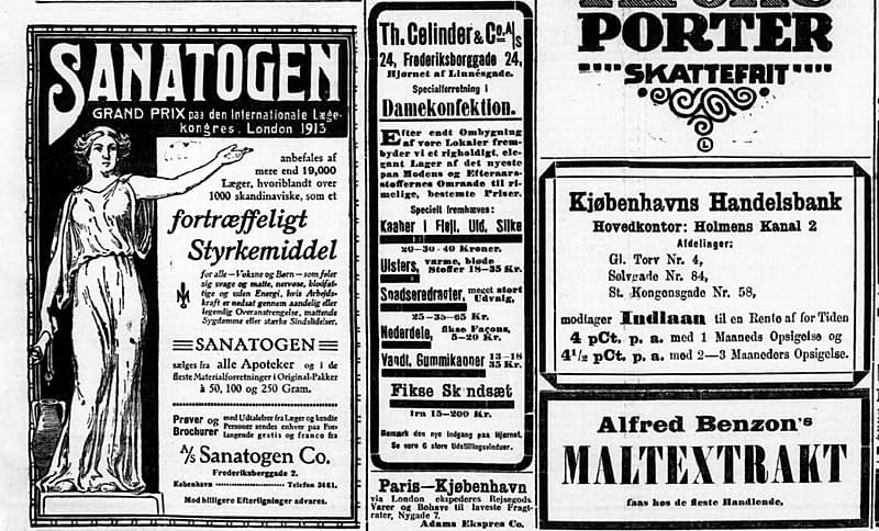 Annoncer på side 2 i Berlingske den 2. oktober 2013.