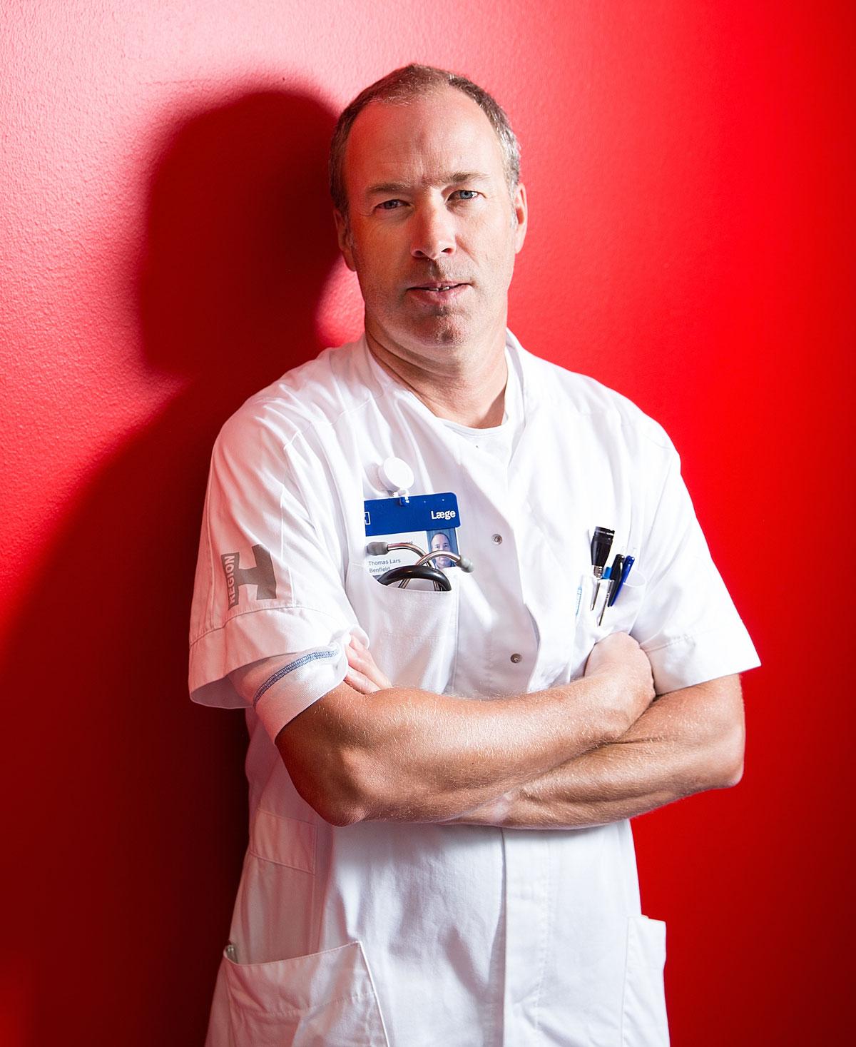 Thomas Benfield er assisterende videnskabelig redaktør på Ugeskrift for Læger. Foto: Hvidovre Hospital