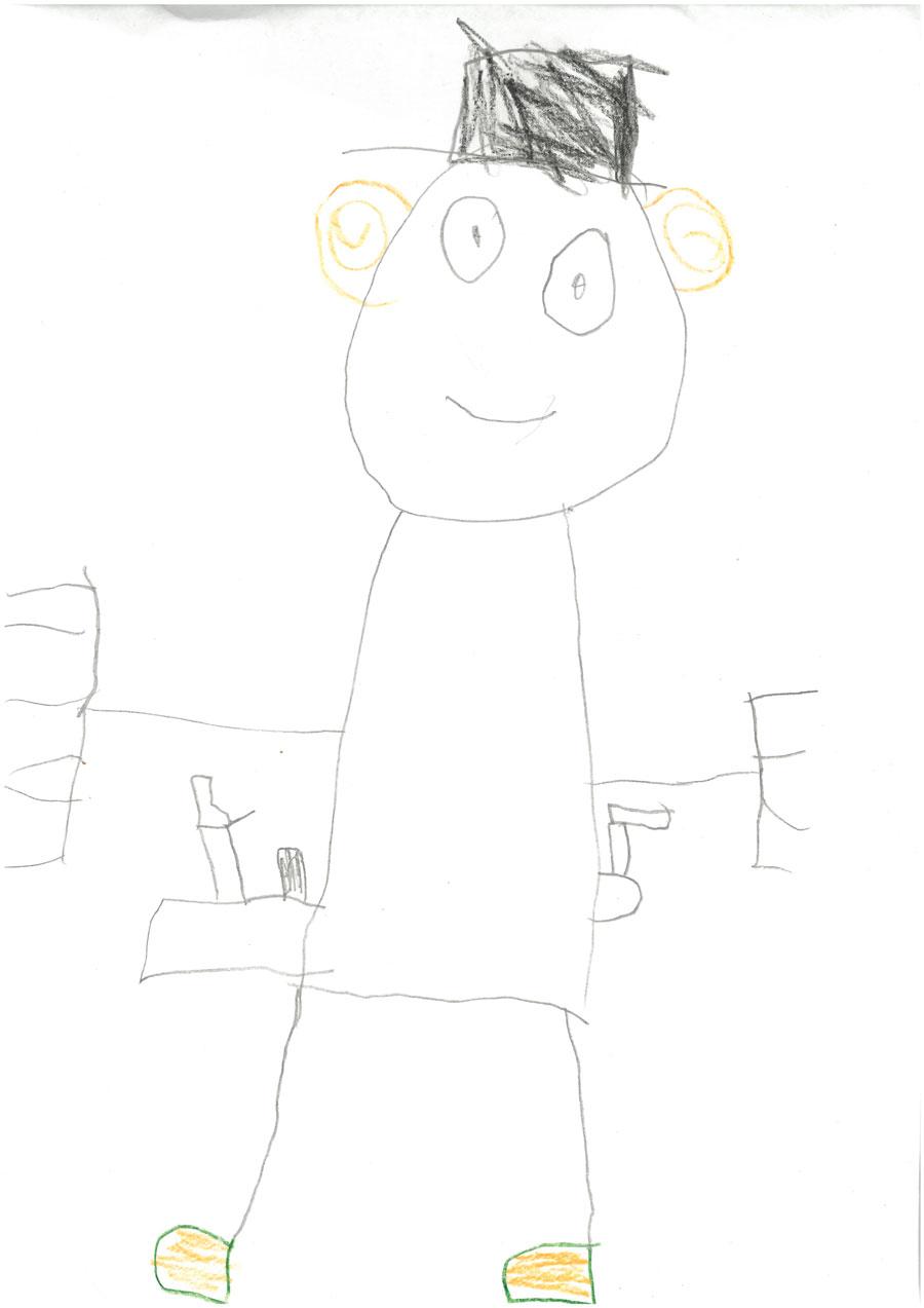 Illustration: Aksel, 5 år