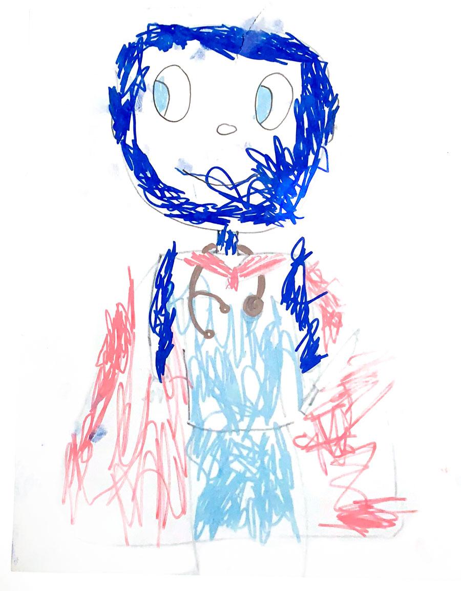 Illustration: Matheo, 4 år