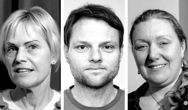 Helle Frandsen, praktiserende læge. Foto: Jan Türk Kallesen. Kim Sønderup, praktiserende læge. Foto: Claus Boesen. Liv Wagner, speciallæge i almen medicin. Foto: Jan Türck Kallesen.