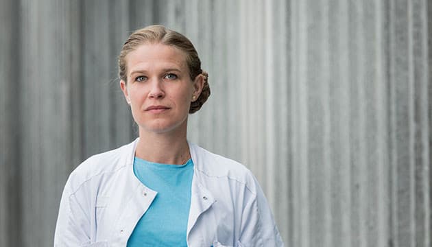 Helene Hvidman, der tiltrådte 1. juni som cheflæge på fødeafdelingen på SUH Roskilde. Foto: Palle Peter Skov