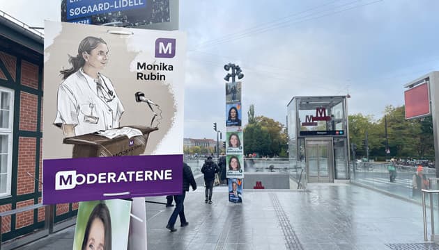 Nogle læger bruger deres lægetitel og -kittel i valgkampen, blandt andre Monika Rubin. Foto: Ugeskrift for Læger