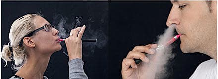 Der dampes på e-cigaretter. Foto: freedigitalfotos.net