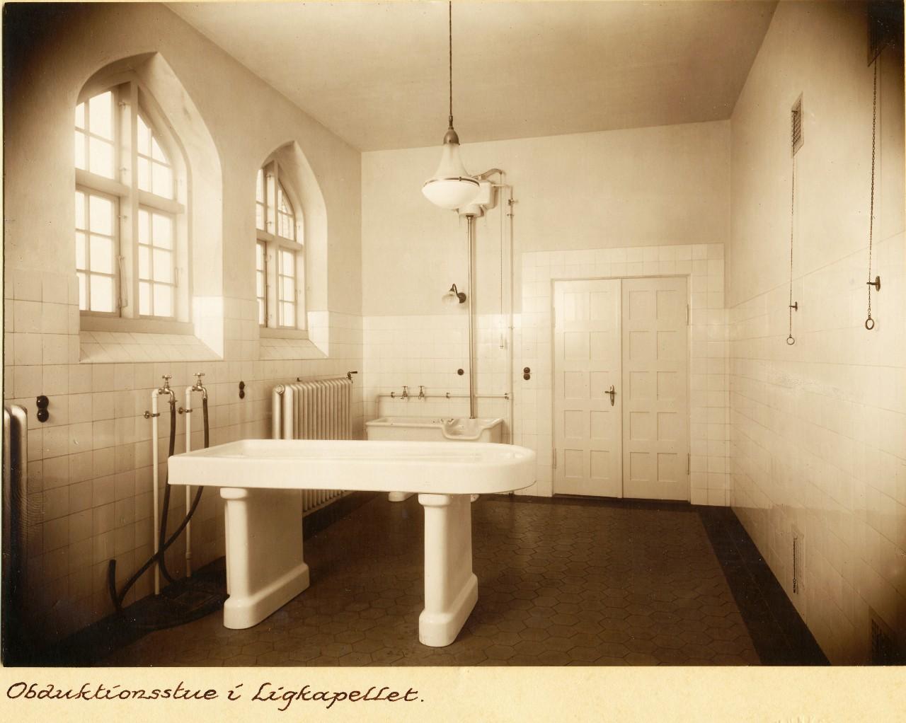 Sygehuset fik i 1922 et nyt ligkapel (Viborg Museum).
