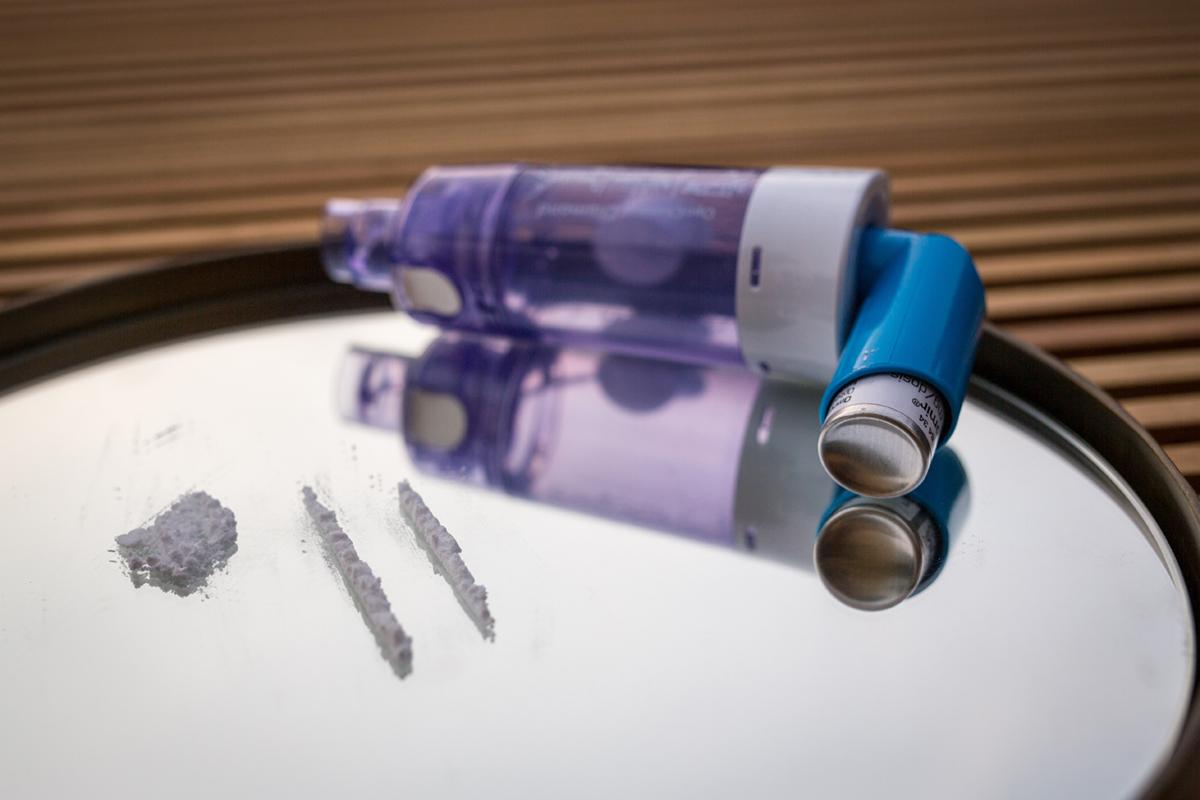 Misbrug af kokain og andre narkotika er associeret med en forøget risiko for akutte astmaforværringer.