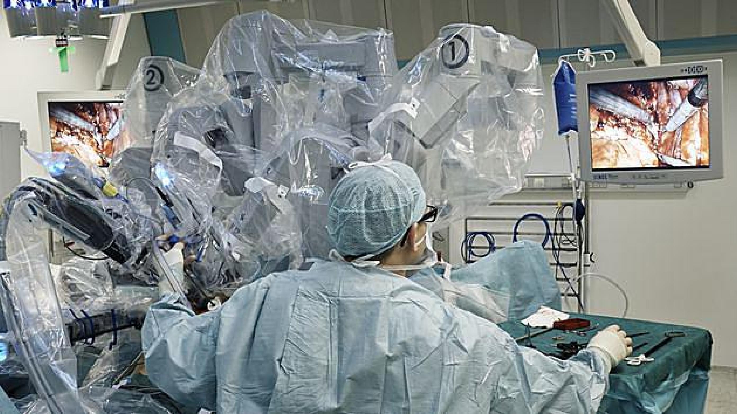 Robotassisteret mave-tarmkirurgi på Herlev Hospital. Foto: Thomas Hommelgaard Fotografi.