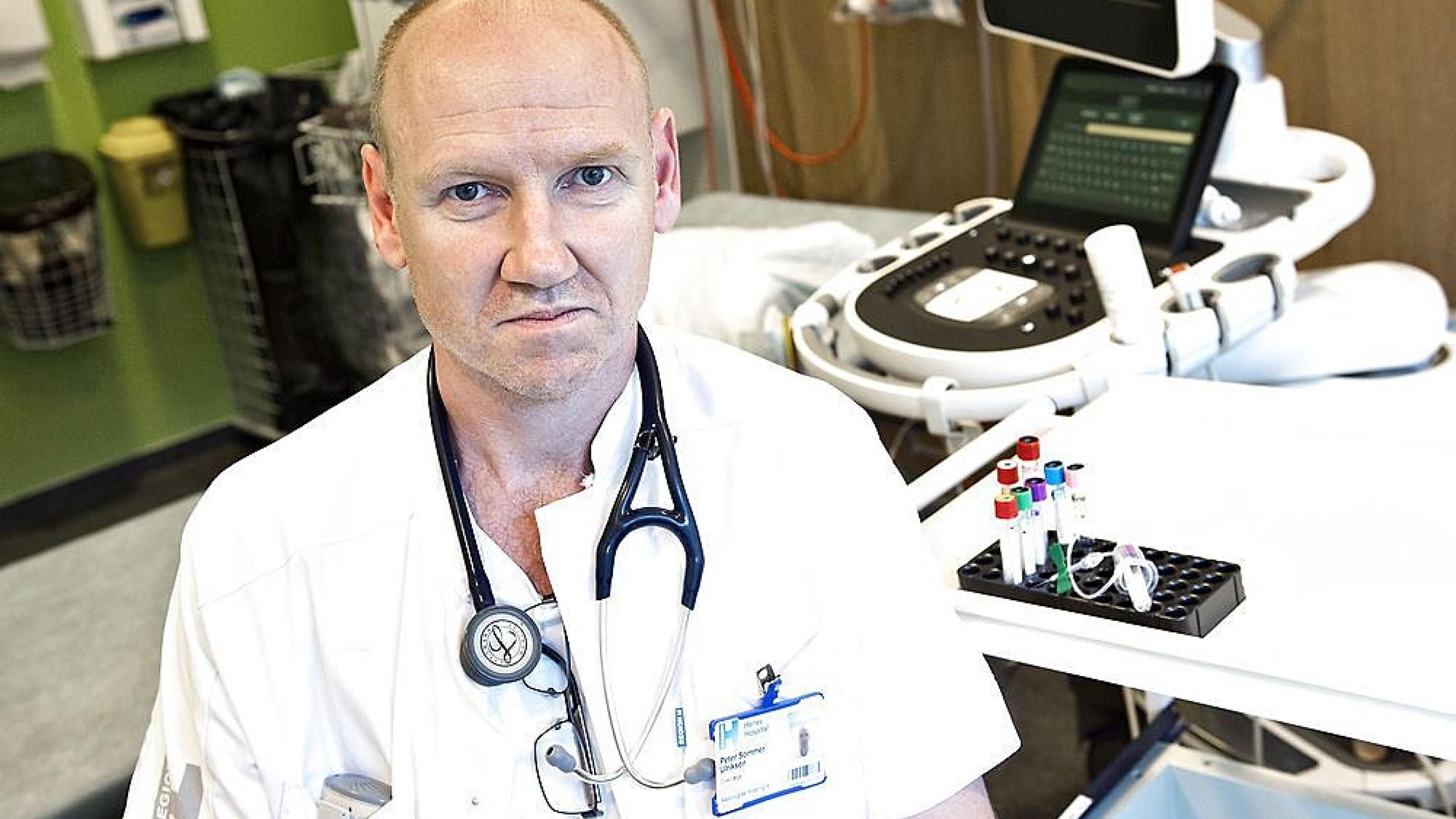 Peter Sommer Ulriksen er formand for Overlægerådet på Herlev Hospital. Foto: Jens Nørgaard Larsen