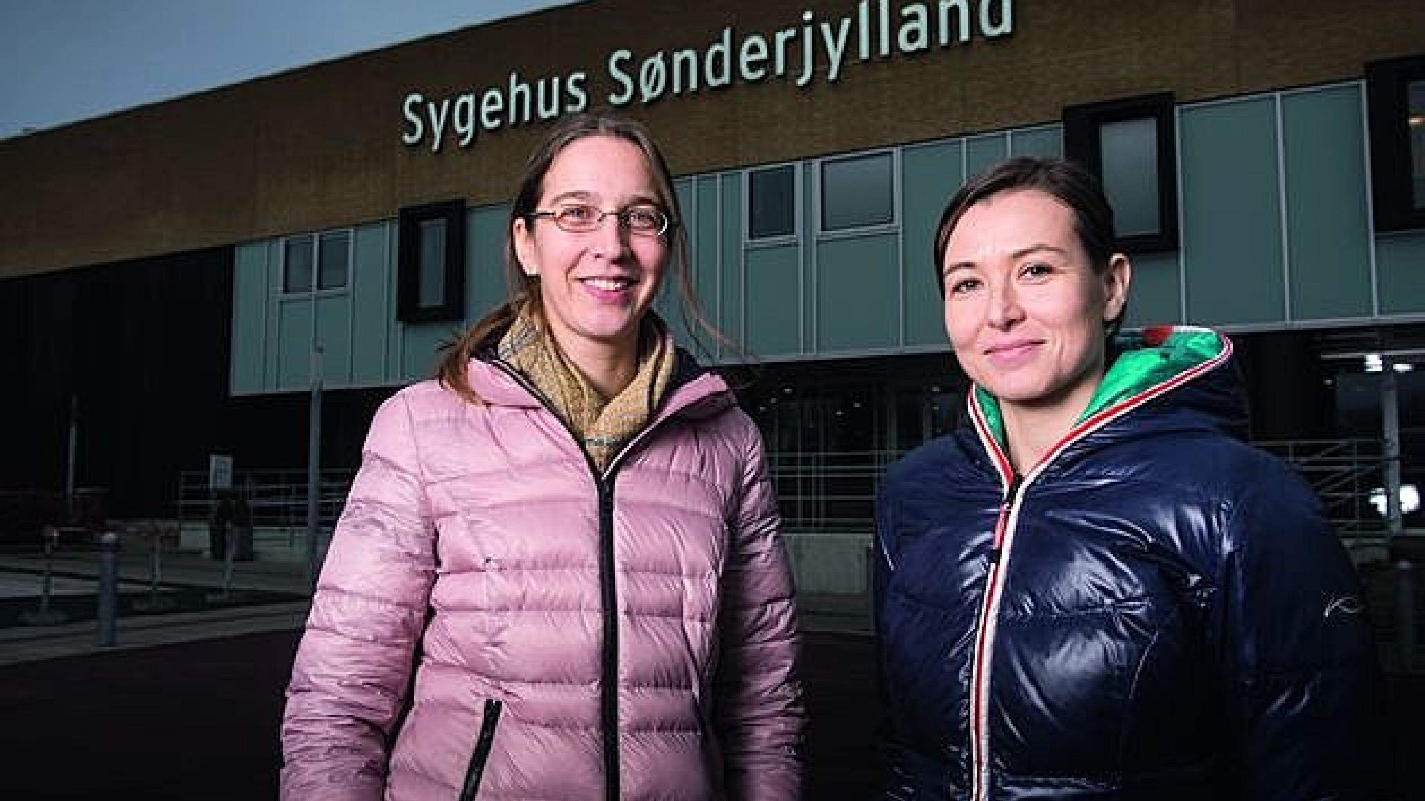Det betyder meget at kunne tage ph.d. tæt på familien, mener Florence Skyum og Monika Pankiewicz-Dulacz. Foto: Palle Peter Skov.