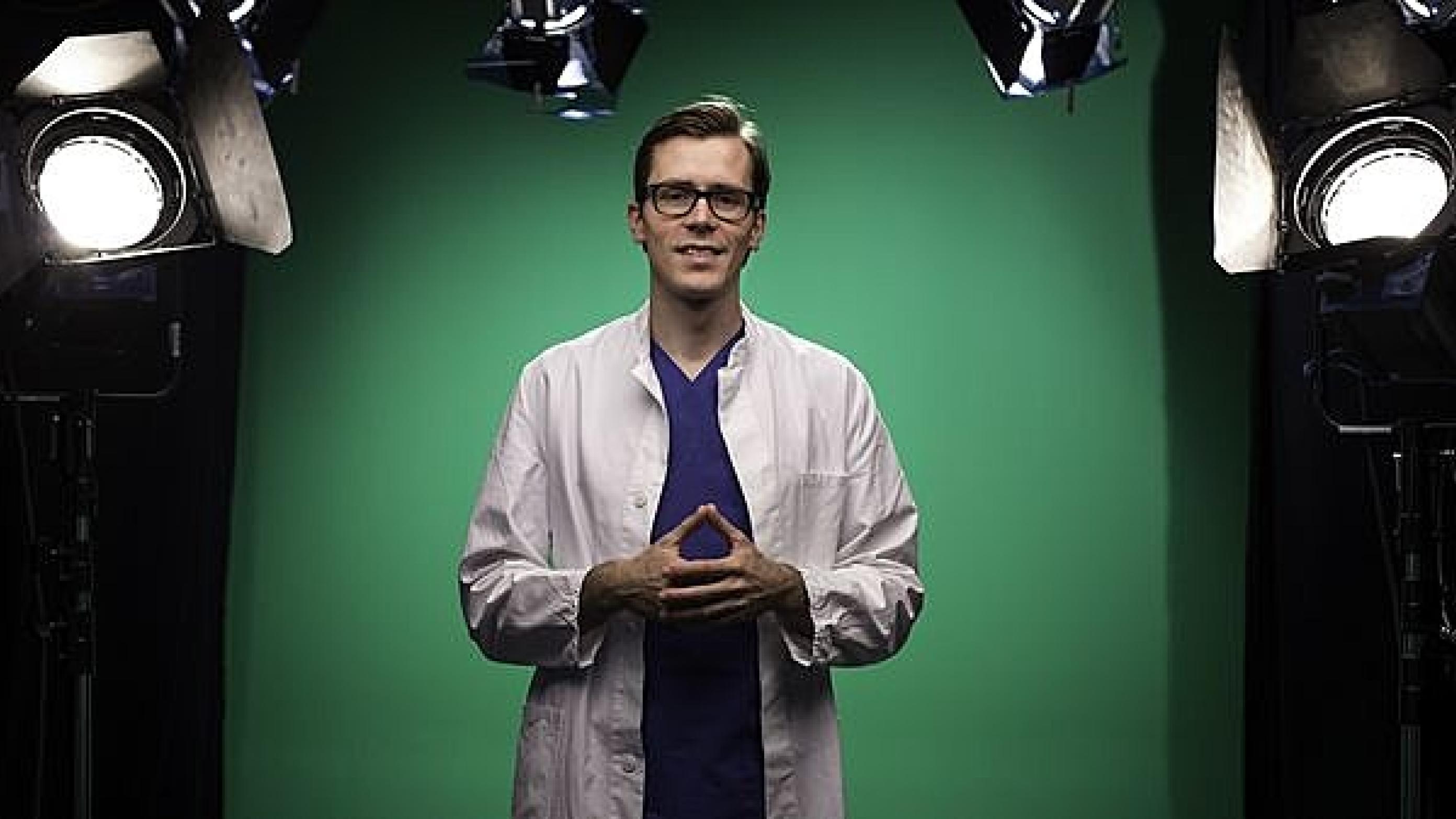 Radiolog Johannes Wimmer alias Dr. Johannes er den p.t. mest kendte tyske YouTube-læge. Foto: Youtube.