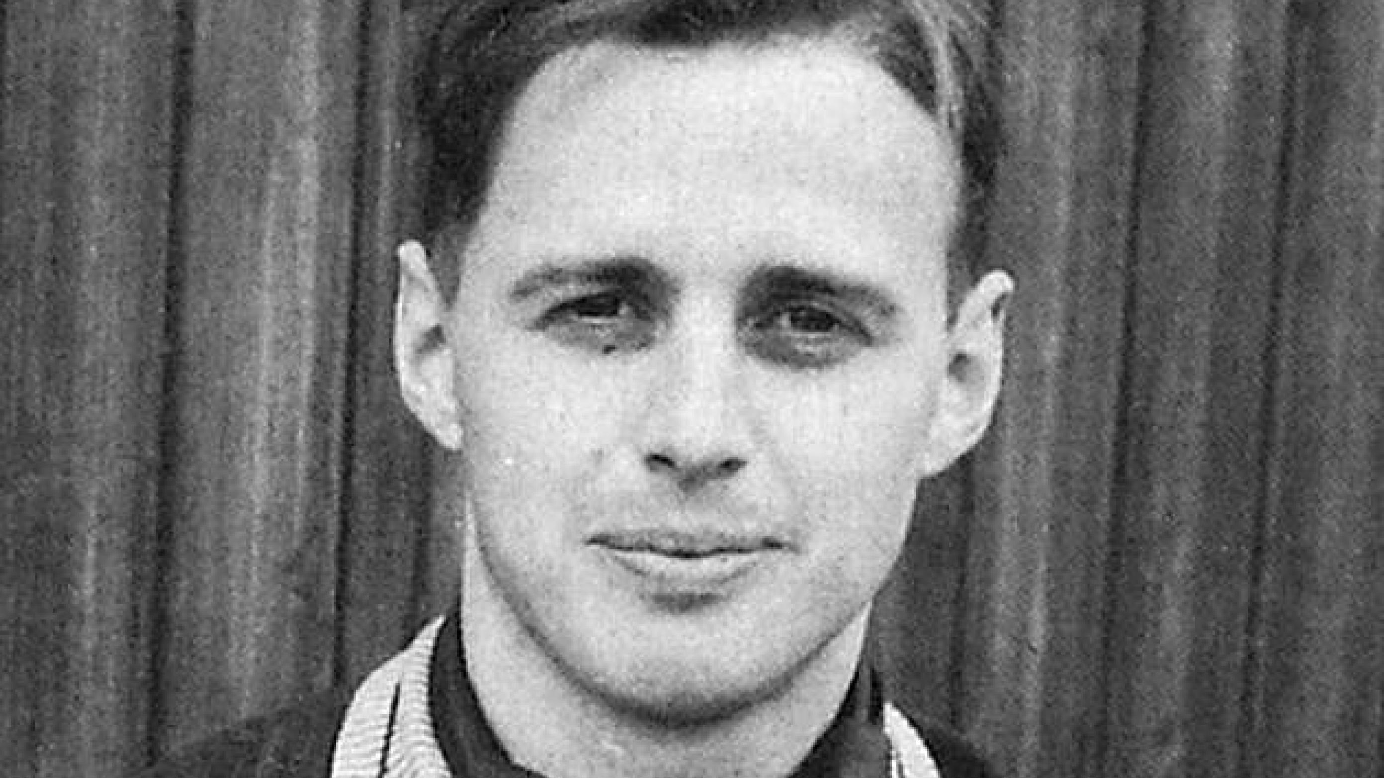 Jørgen Kieler som fange hos Gestapo i 1944.