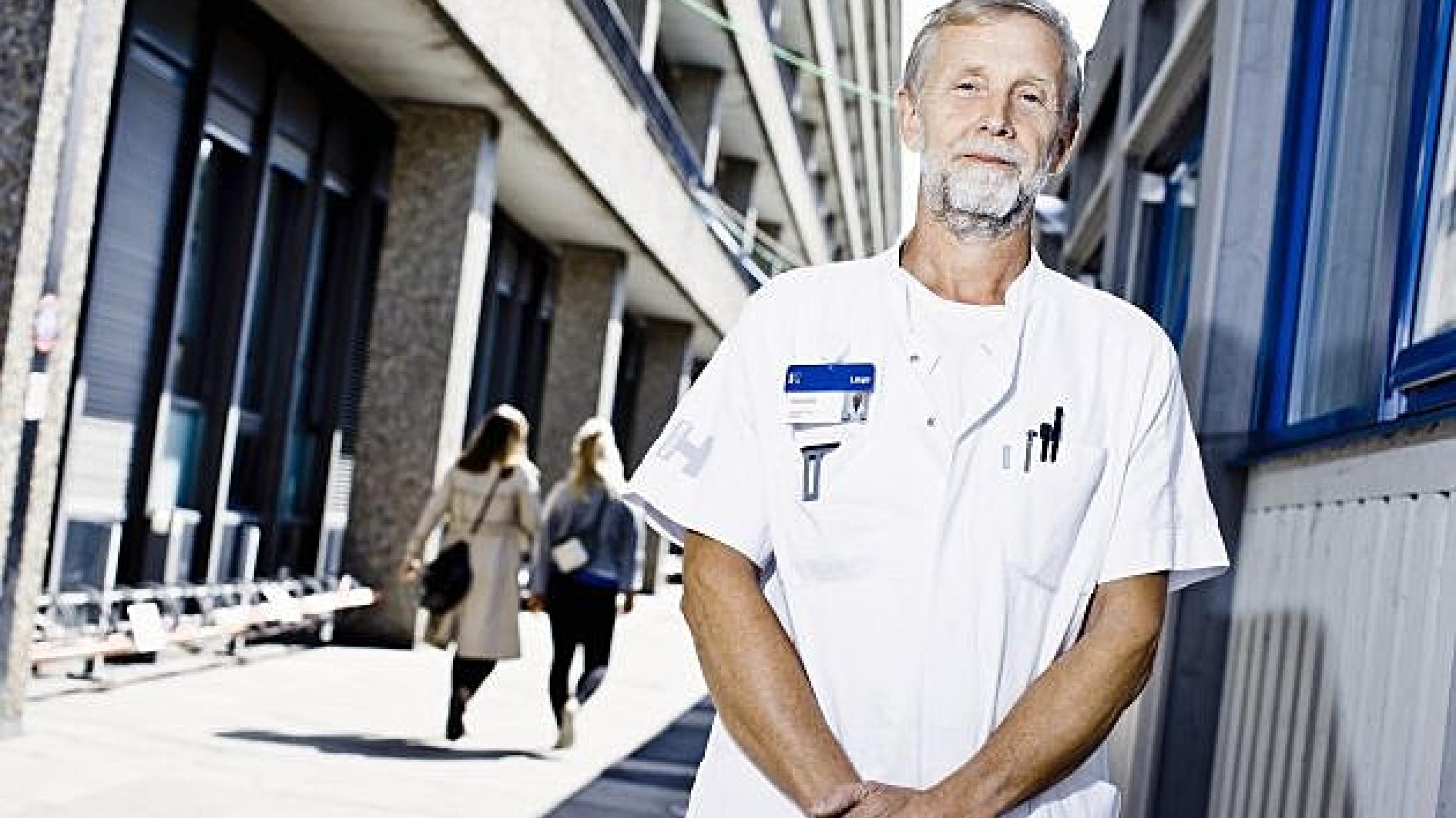 Jakob Trier Møller er klinikchef på Anæstesi – og operationsklinikken i HovedOrtoCentret på Rigshospitalet. Foto: Claus Boesen