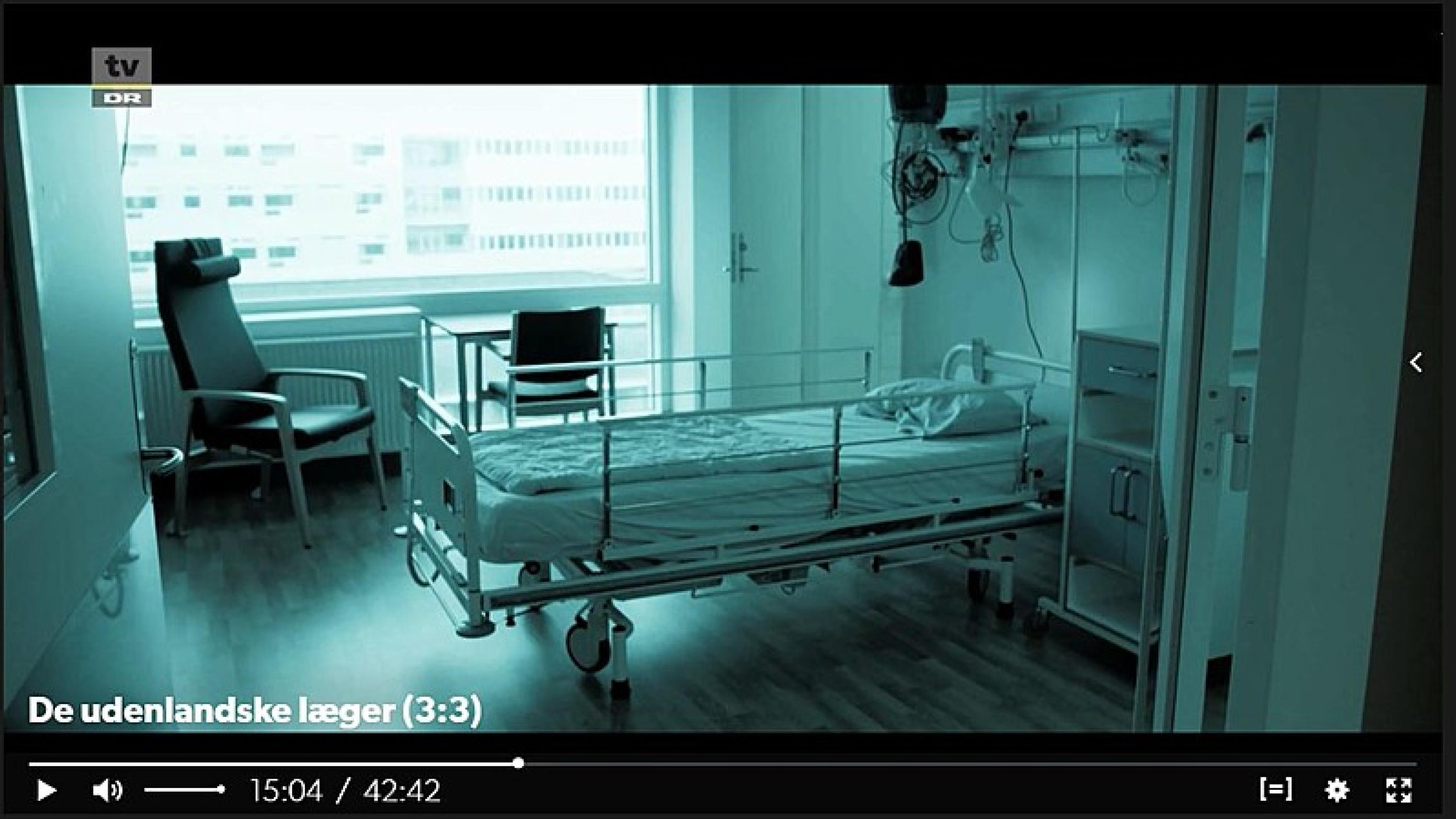 Skærmbillede fra DR Dokumentaren "De udenlandske læger", DR.dk