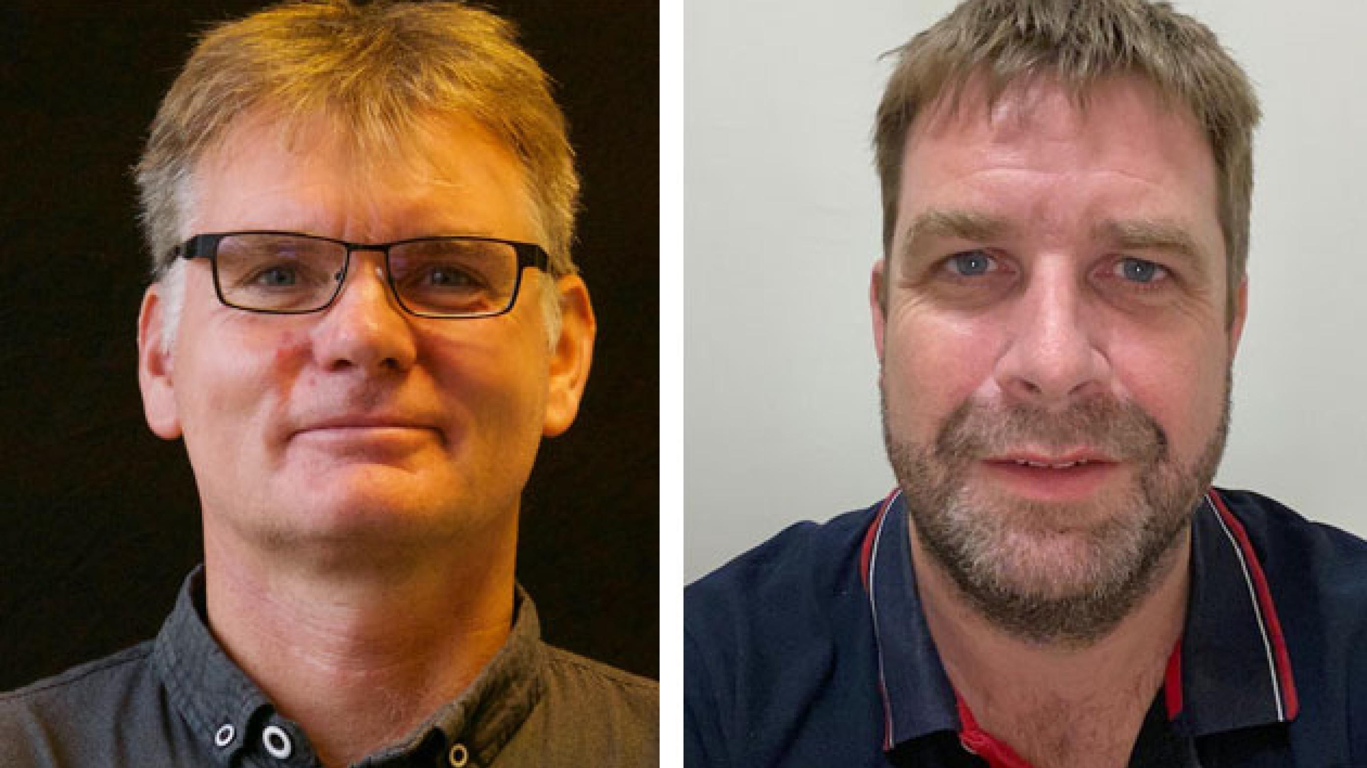 Christian Rosendal og Thomas Søgaard er begge praktiserende læger, der mangler vacciner mod influenza og pneumokoksygdom (foto: Privat)