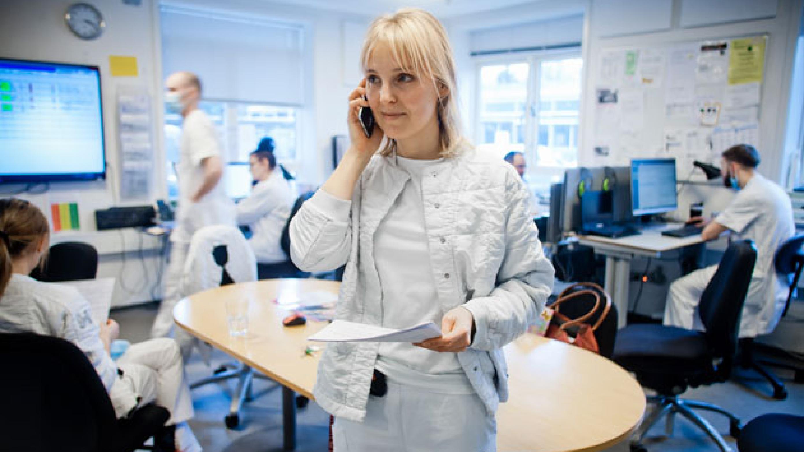 Karen Reiter, 1. reservelæge på Psykiatrisk Skadestue, Bispebjerg Hospital. Foto: Claus Boesen 