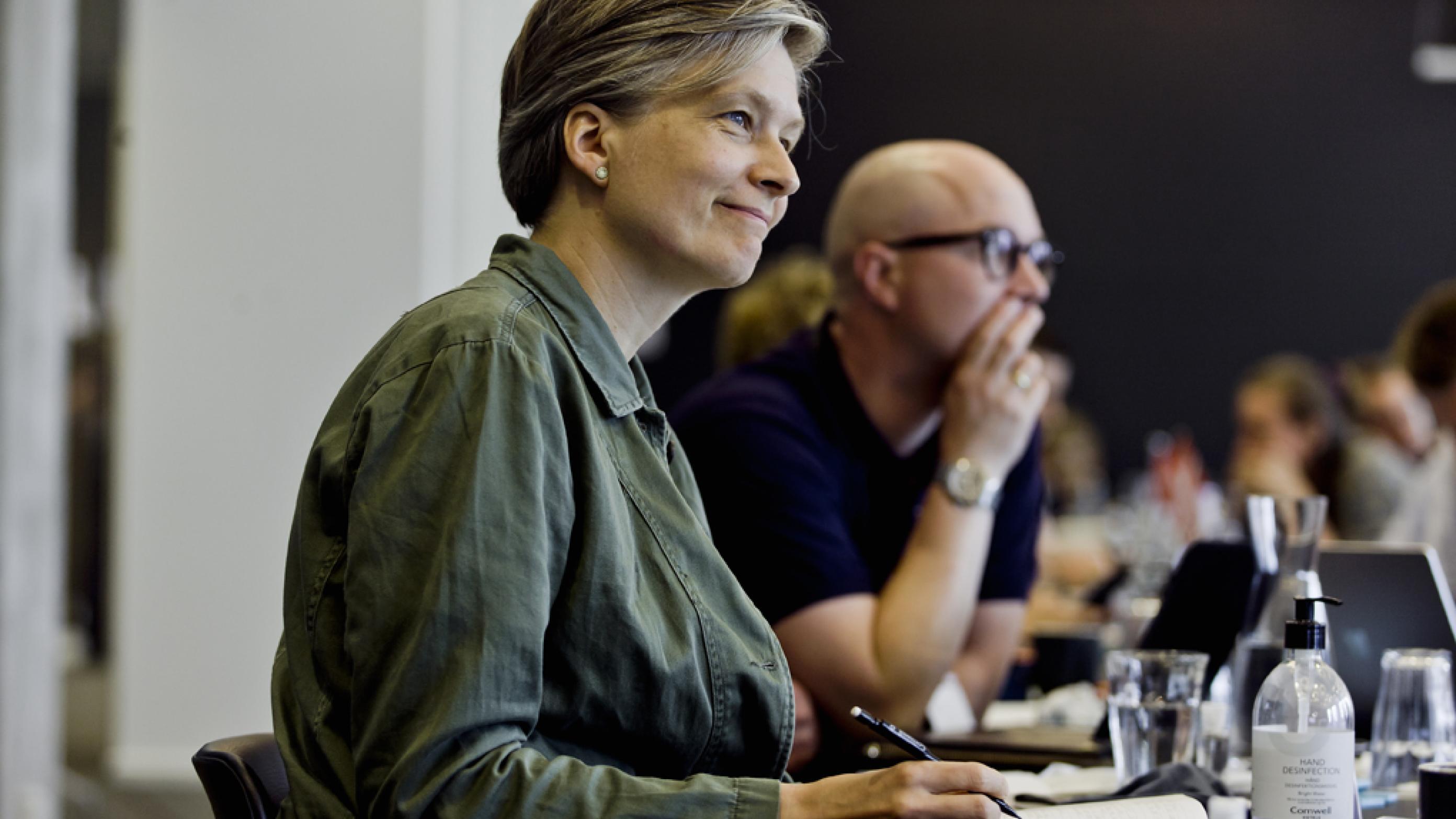 Om Helga Schultz skal til at kalde sig forperson fremfor formand blev drøftet på Yngre Lægers repræsentantskabsmøde. Foto: Claus Boesen. 