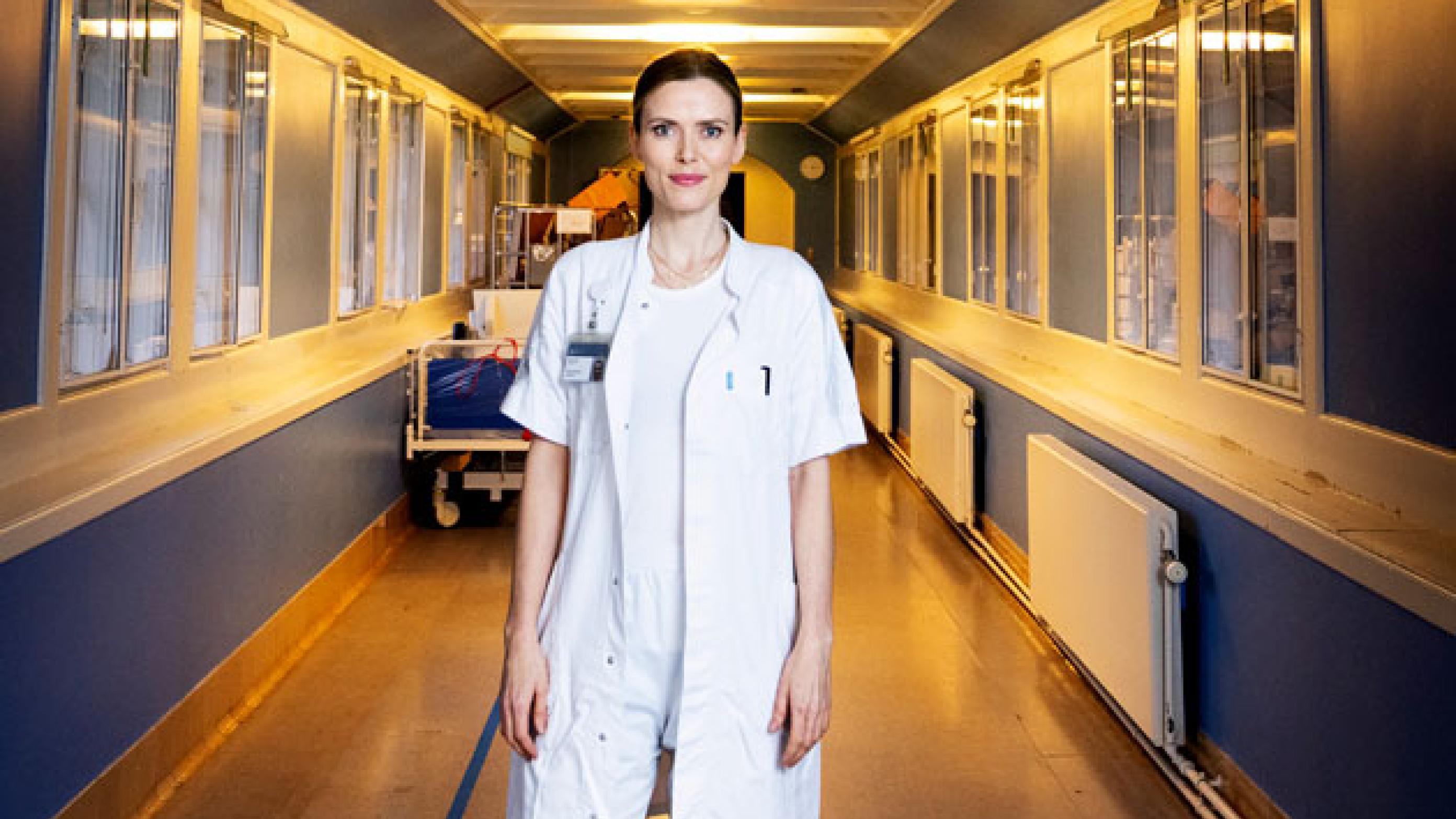 Læge Cæcilie Bachdal Johansen arbejder på Dermatologisk Afdeling på Bispebjerg Hospital. Hun har netop afleveret sin ph.d.-afhandling om kvinder med psoriasis. Foto: Claus Bech