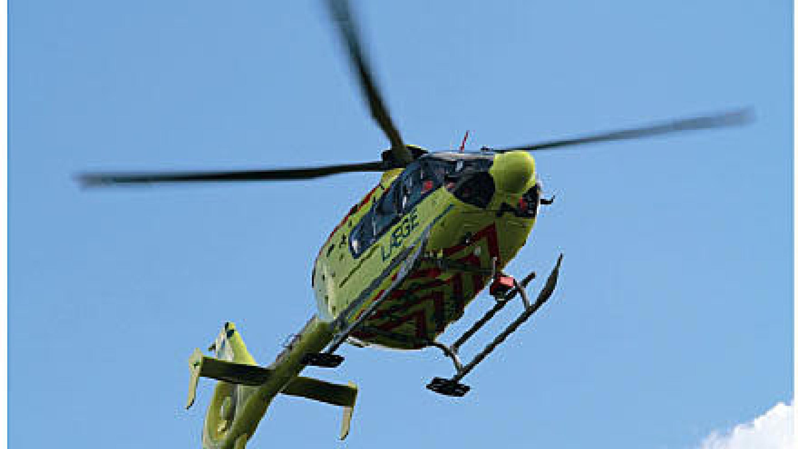 When the Helicopter Emergency Medical System is airborne, time to treatment is significantly reduced.
