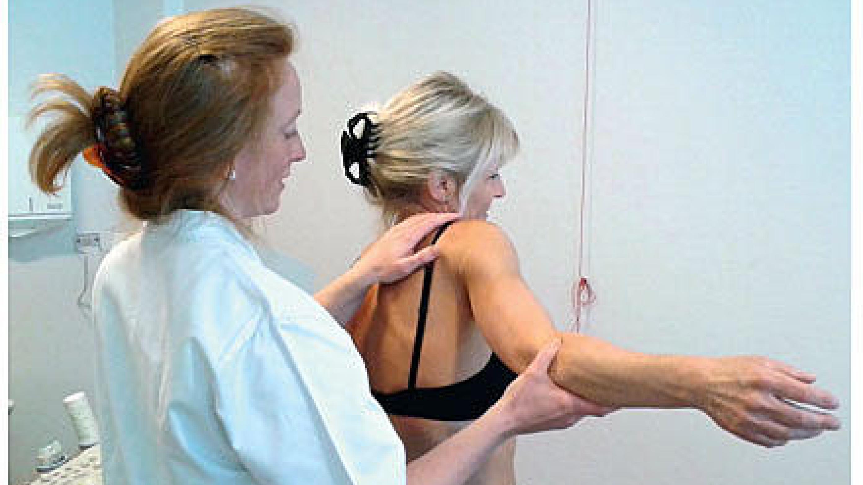 Physical shoulder examination.