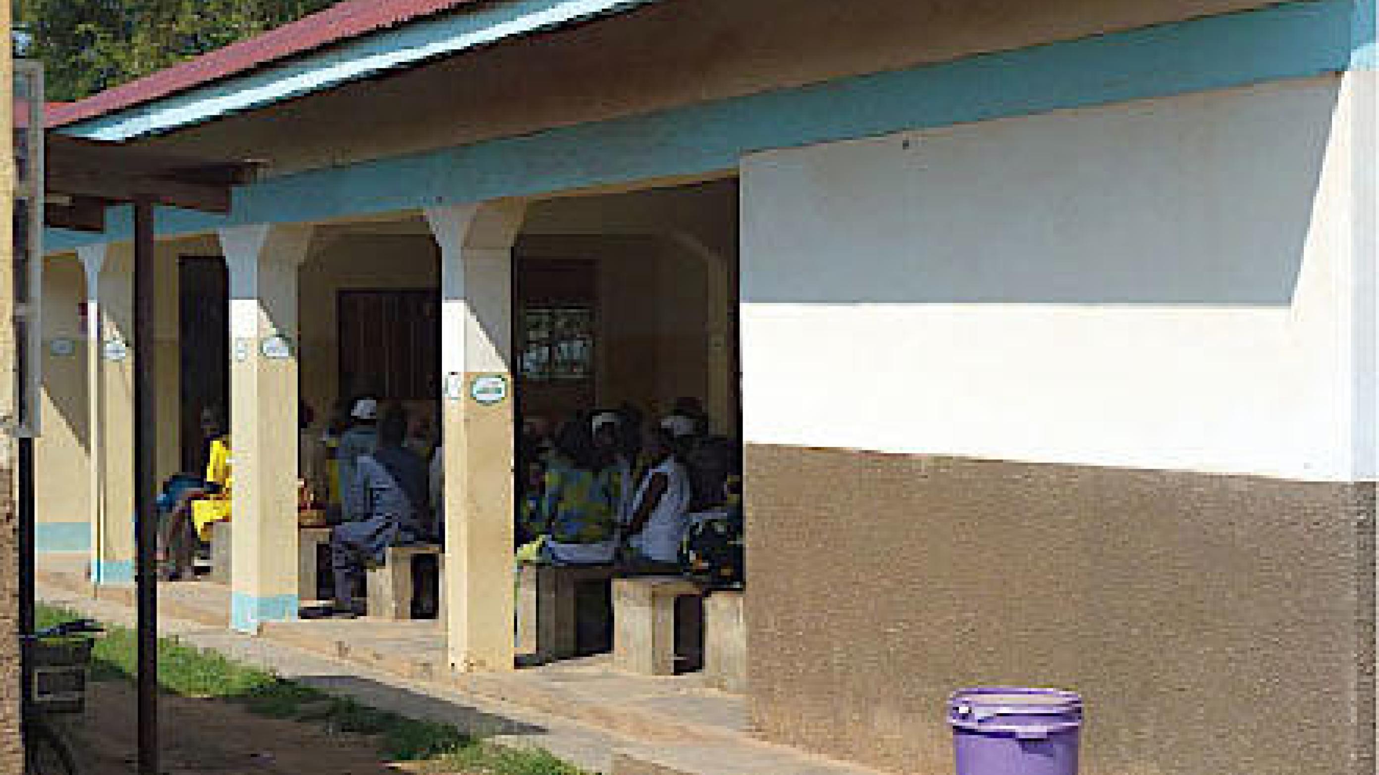 Hiv-klinik i byen Koboko i det nordvestlige Uganda.